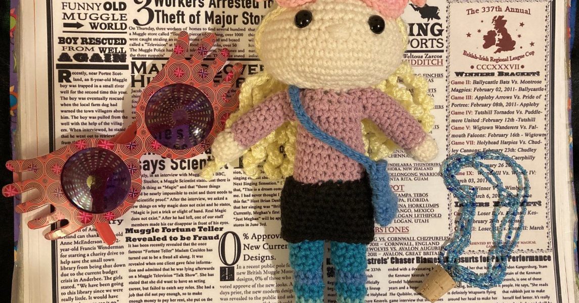 Crochet Luna with props