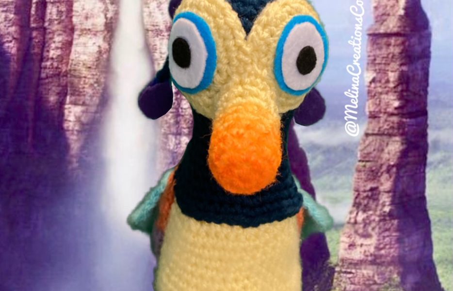 Crocheted Kevin from Up